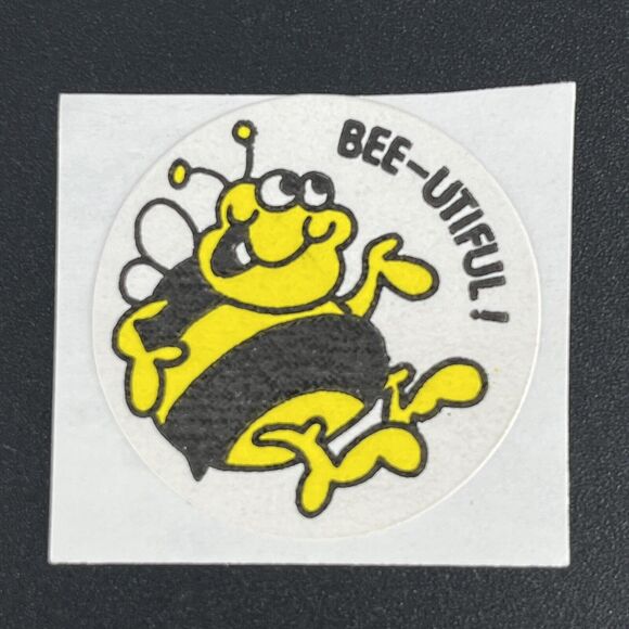 VTG TREND MATTE Scratch and Sniff Stinky Stickers Honey, BEE-UITIFUL Lot Of 8 - Picture 2 of 8